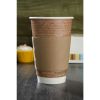 Fiesta Compostable Corrugated Cup Sleeves for 12/16oz Cups (Pack of 1000)