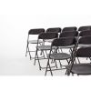 Bolero PP Folding Chairs Black (Pack of 10)