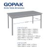 Gopak Enviro Indoor Beech Effect Rectangle Dining Table 1400mm