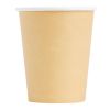 Fiesta Recyclable Coffee Cups Single Wall Kraft 225ml / 8oz