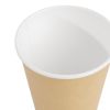 Fiesta Recyclable Coffee Cups Single Wall Kraft 340ml / 12oz