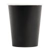 Fiesta Recyclable Coffee Cups Single Wall Black 225ml / 8oz