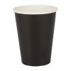 Fiesta Recyclable Coffee Cups Single Wall Black 340ml / 12oz