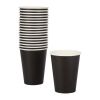 Fiesta Recyclable Coffee Cups Single Wall Black 340ml / 12oz