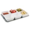 APS Pure Melamine White Square Mini Bowl