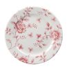 Churchill Vintage Prints Tea Plates Cranberry Rose Print 170mm (Pack of 6)