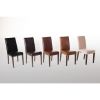 Bolero Faux Leather Dining Chair Black (Box 2)