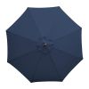 Bolero Round Parasol 2.5m Diameter Navy Blue