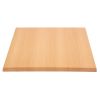 Bolero Pre-drilled Square Tabletops Beech Effect