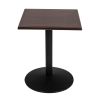 Bolero Pre-drilled Square Tabletops Dark Brown