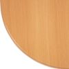 Bolero Pre-drilled Round Tabletop Beech Effect 600mm