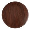 Bolero Pre-drilled Round Table Tops Dark Brown