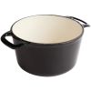 Vogue Black Round Casserole Dish 3.2Ltr