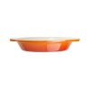 Vogue Orange Round Cast Iron Gratin Dish 400ml