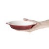 Vogue Red Oval Cast Iron Gratin Dish 650ml