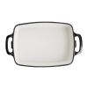 Vogue Black Rectangular Cast Iron Dish 2.8Ltr