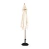 Bolero Square Pulley Parasol 2.5m Diameter Cream