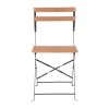 GJ766 - Bolero Faux Wood Bistro Chair (Pack 2)