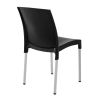 Bolero Stacking Bistro Side Chairs Black (Pack of 4)