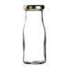 Gold Cap for Mini Milk Bottles (Pack of 18)