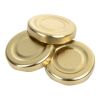 Gold Cap for Mini Milk Bottles (Pack of 18)