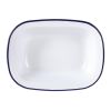 Olympia Enamel Dishes Rectangular 280 x 190mm (Pack of 6)