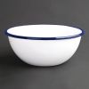 Olympia Enamel Bowls 155mm (Pack of 6)