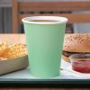 Fiesta Recyclable Single Wall Takeaway Coffee Cups Turquoise 340ml / 12oz