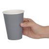 Fiesta Recyclable Coffee Cups Single Wall Charcoal 340ml / 12oz (Pack of 1000)