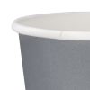 Fiesta Recyclable Coffee Cups Single Wall Charcoal 340ml / 12oz (Pack of 1000)