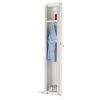 Elite Single Door 300mm Deep Lockers White