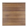 Bolero Pre-drilled Square Tabletops Rustic Oak