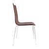 Bolero Square Back Side Chair Dark Chocolate Finish (Pack of 4)