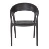 Bolero PP Rattan Wraparound Armchairs (Pack of 4)