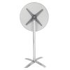 Bolero Round Flip Top Poseur Table Stainless Steel 600mm