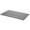 Werzalit Rectangular 1100x700mm Table Top Ponderosa Grey