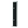 Elite Double Door 450mm Deep Lockers Black