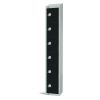 Elite Six Door 450mm Deep Lockers Black