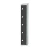 Elite Five Door 300mm Deep Lockers Graphite Grey