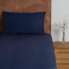 Mitre Essentials Temir Flat Sheet Navy