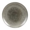 Churchill Studio Prints Raku Round Coupe Plates Quartz Black 288mm (Pack of 12)