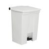 Rubbermaid Step On Pedal Bin White 68Ltr