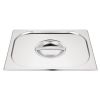 Vogue Stainless Steel Gastronorm Tray Set 2 x 1/2 with Lids