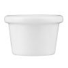 Olympia Kristallon Melamine Plain Ramekins White 63mm (12 pack)