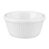 Olympia Kristallon Melamine Fluted Ramekins White 70mm (12 pack)