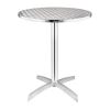 Bolero Round Flip Top Table Stainless Steel 600mm