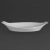 Olympia Whiteware Oval Eared Dishes 320x 177mm (Pack of 6)