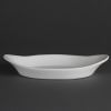 Olympia Whiteware Oval Eared Dishes 229x 127mm (Pack of 6)