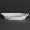 Olympia Whiteware Oval Eared Dishes 262mm (Pack of 6)