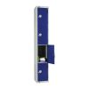 Elite Four Door 300mm Deep Lockers Blue